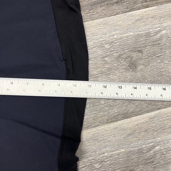 Athleta Highline Hybrid Summiter Tights Black Blue Womens 6 Workout Gym Leggings - Picture 10 of 11